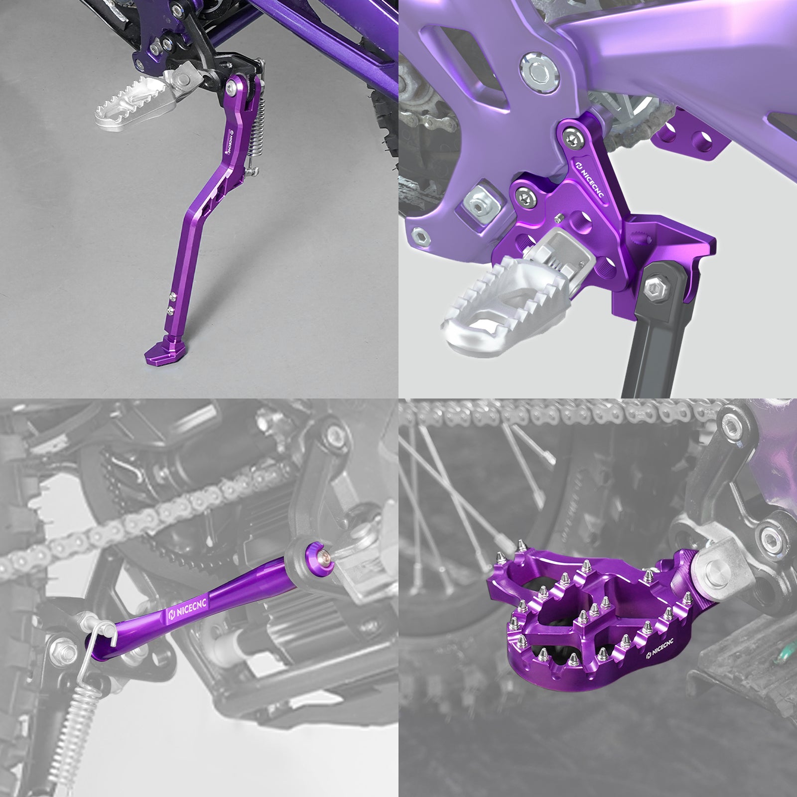 Fußrasten Halterung Paket Fußstütze Unterstützung Klammer Ständer Für Surron Light Bee X S Segway X160 X260
