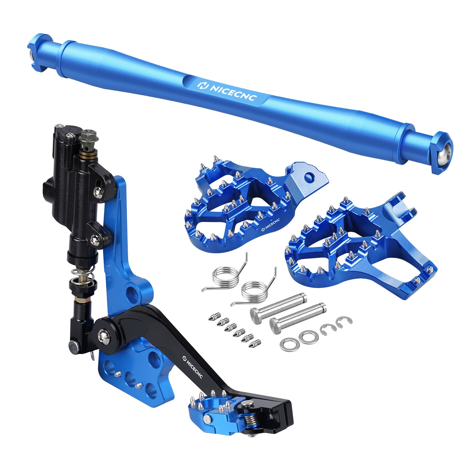 Hydraulische Hinterradbremse + verlängerte Fußstütze + Stützstrebe für Surron Light Bee X S