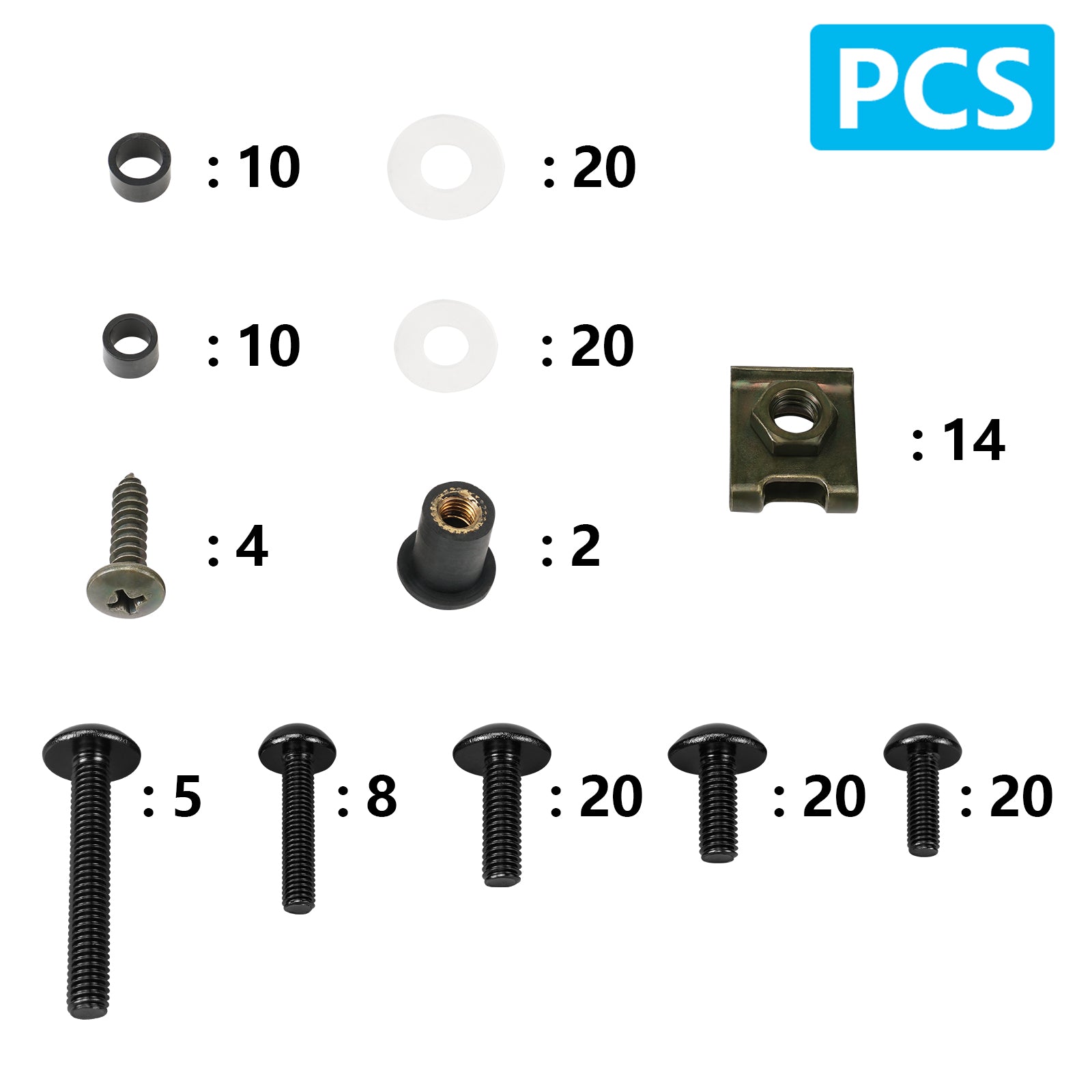 Universal-Karosserie-Kit Kotflügelverbreiterungen