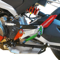 Racing Einstellbare Hinten Sets Fußstütze für Aprilia RS660 2021-2023 Tuono 660 2021-2023