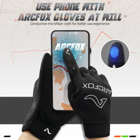 ARCFOX Dirt Bike Handschuhe für ATV UTV MTB Motocross Motorrad Off-Road Reiten Touchscreen Atmungsaktiv Schweiß absorbieren Stoff