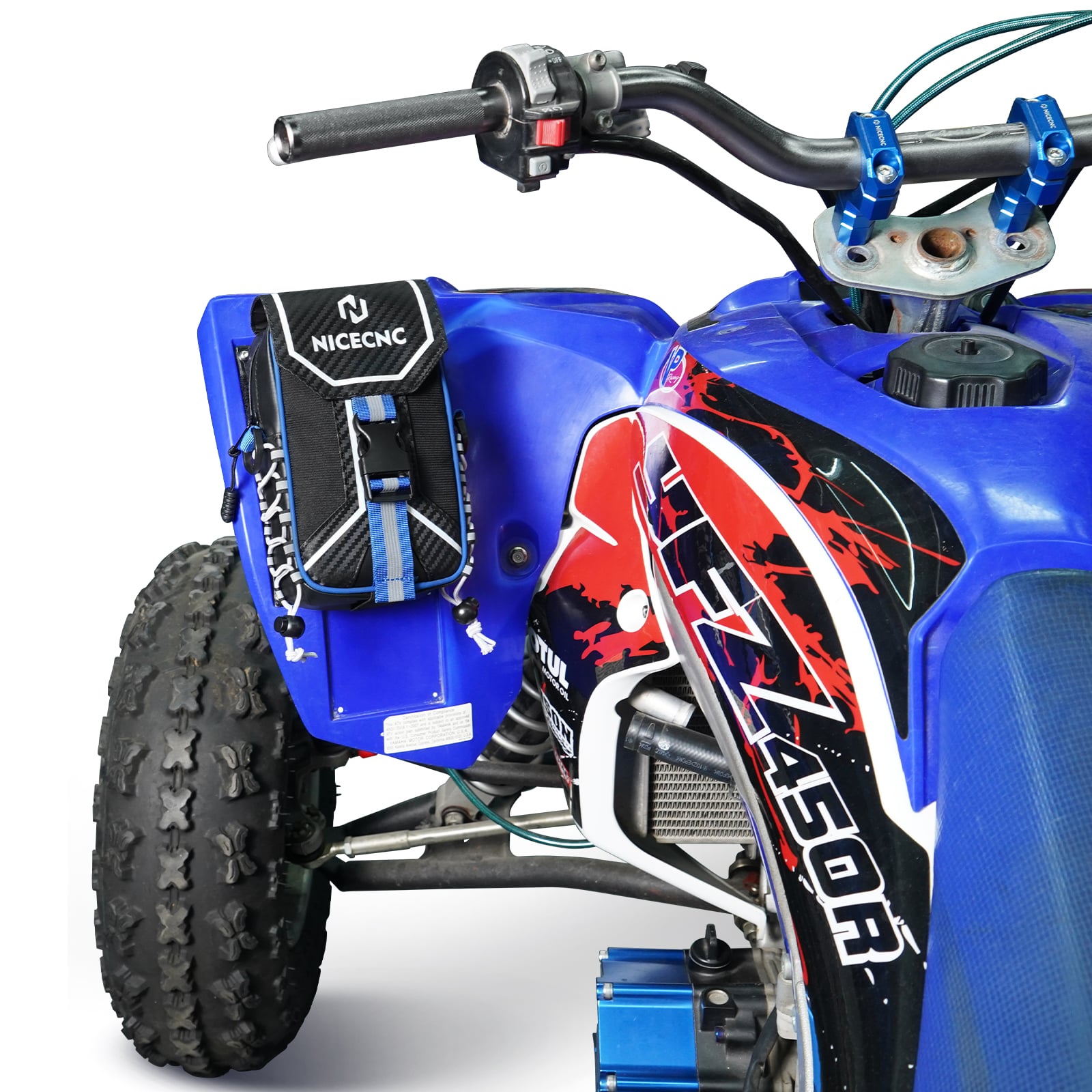 ATV Fender Tasche Lagerung Tasche Oxford Stoff Für Yamaha YFZ450R 2009-2013 YFZ450X 2010-2011