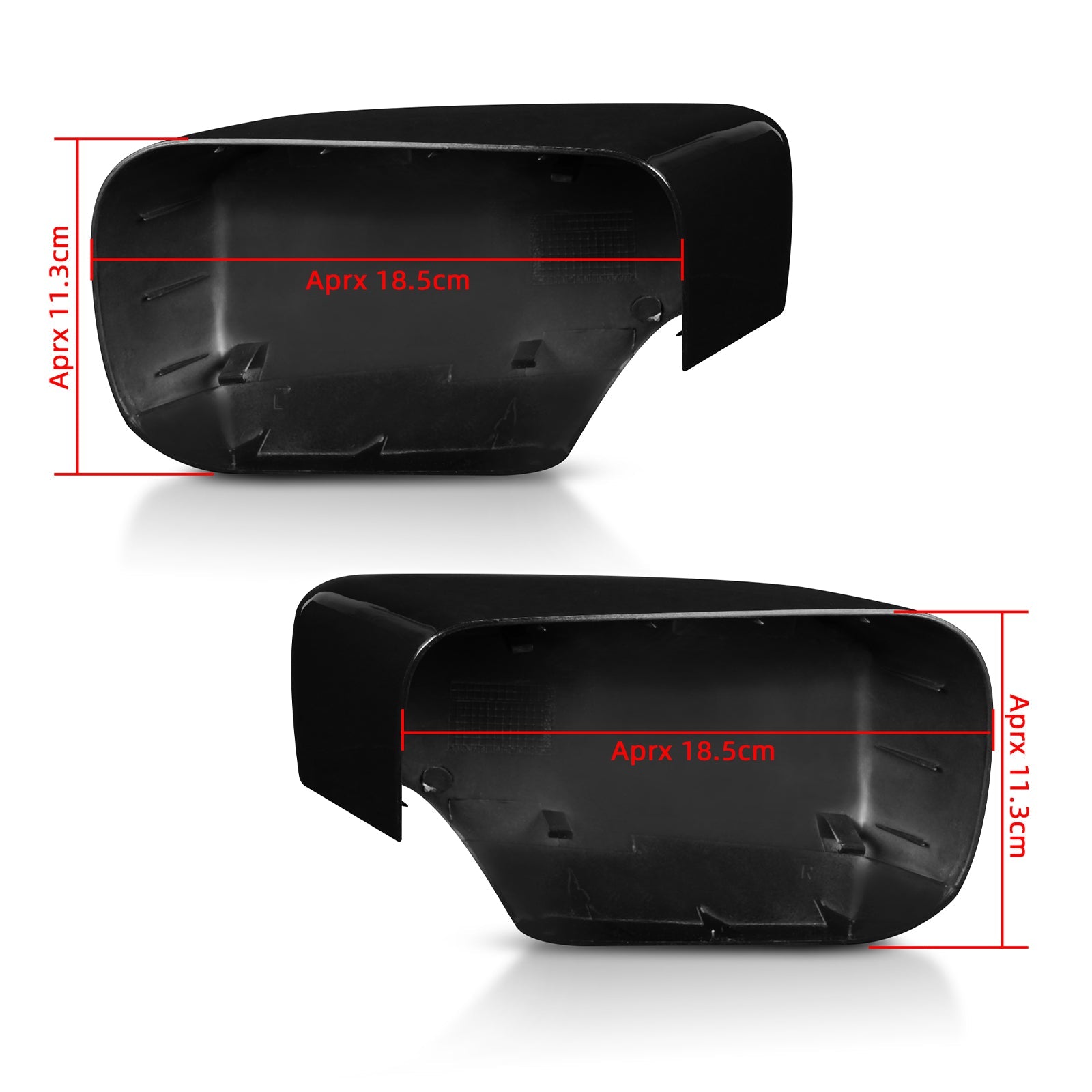 Links + Rechts Rückspiegel Shell Abdeckung Kappe Fall Für BMW E39 E46 1997-2005