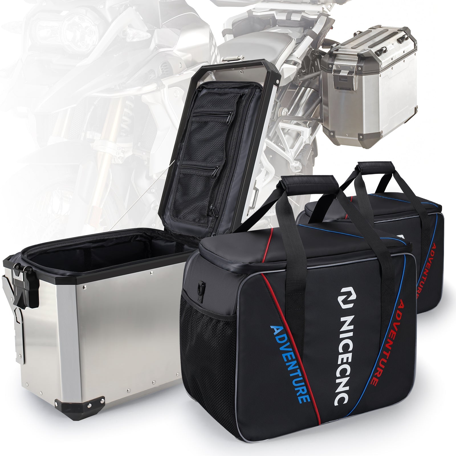 Motorrad Pannier Seite Fall Liner Innen Taschen Für BMW F850GS R1200GS R1250GS ADV