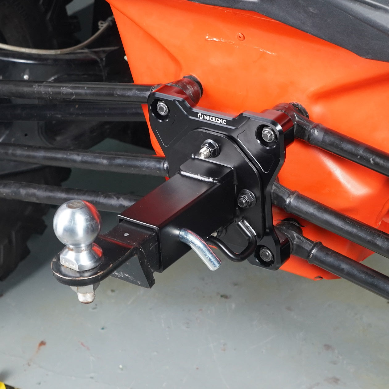 UTV Hinten Radius Stange Platte & 1500 £ Hitch Empfänger Werkzeug Für Can Am X3