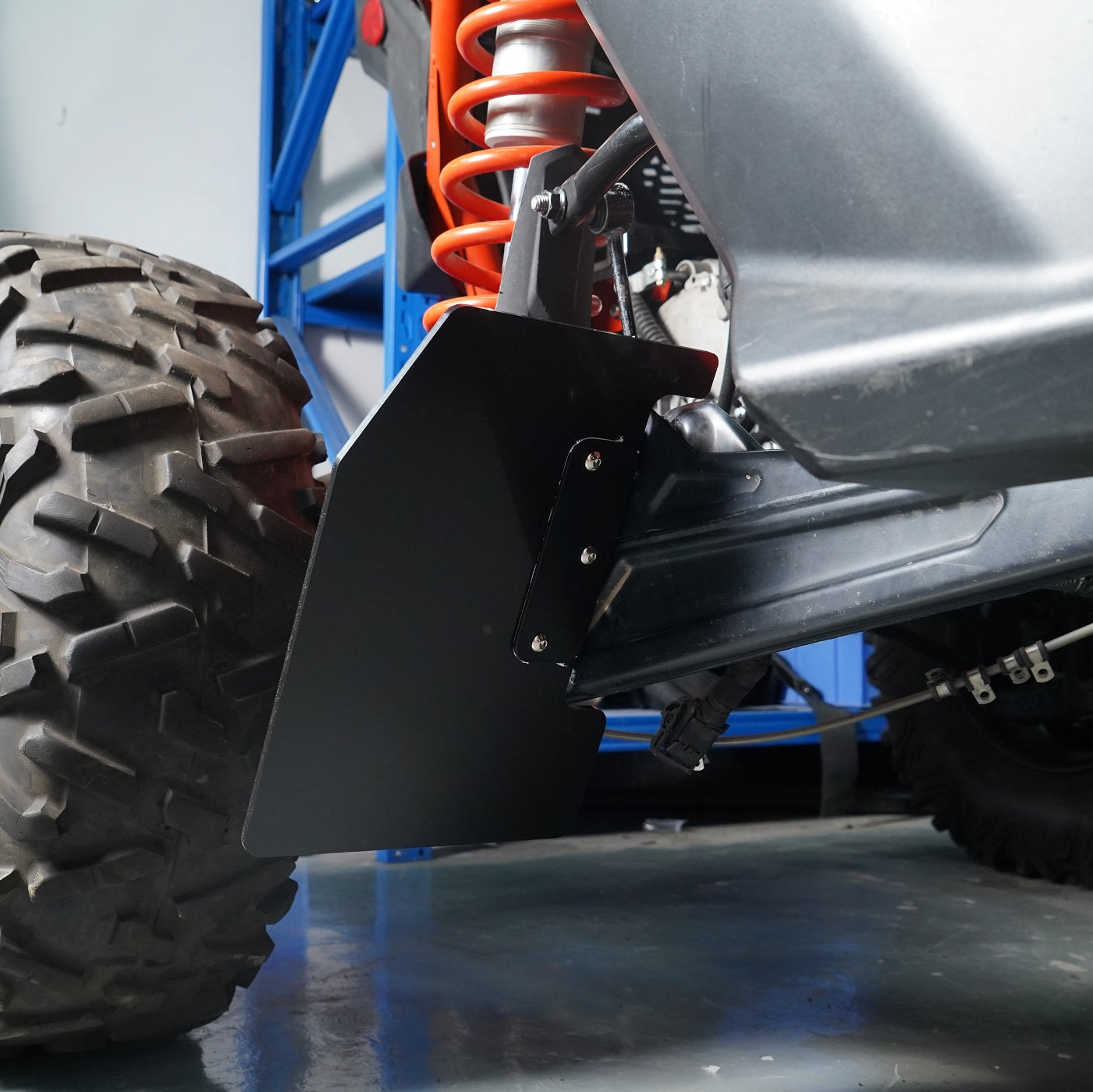 UTV Hinterrad Rock Deflector Kit Längslenker Schmutzfänger für Can Am X3