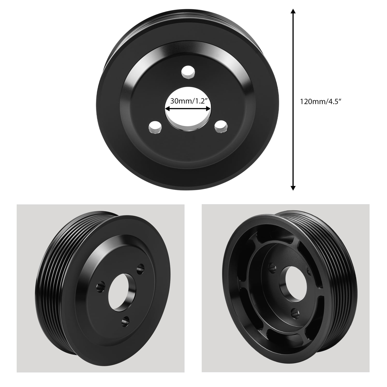 Hochleistungs-Servolenkungsriemenschutz für Riemenscheibe für BMW E82 E88 E91 E92 135i 335i N54 3.0L