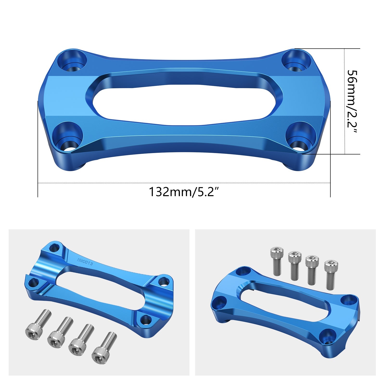 1 1/8 "28,6 MM Lenker Stabilisator Montieren Riser Clamp für Yamaha YZ250F 2014-2020