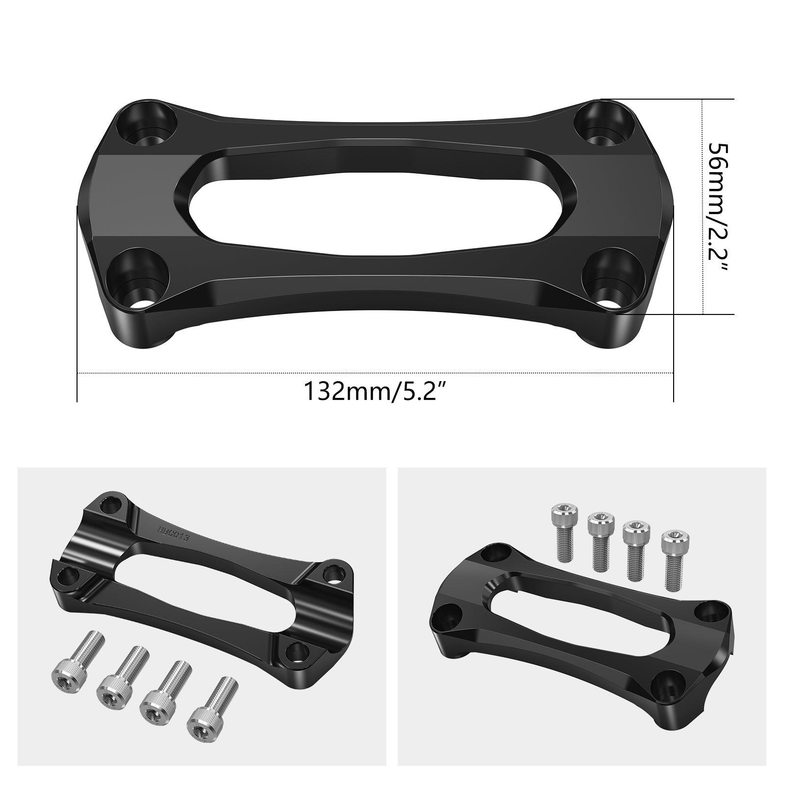 1 1/8 "28,6 MM Lenker Stabilisator Montieren Riser Clamp für Yamaha YZ250F 2014-2020