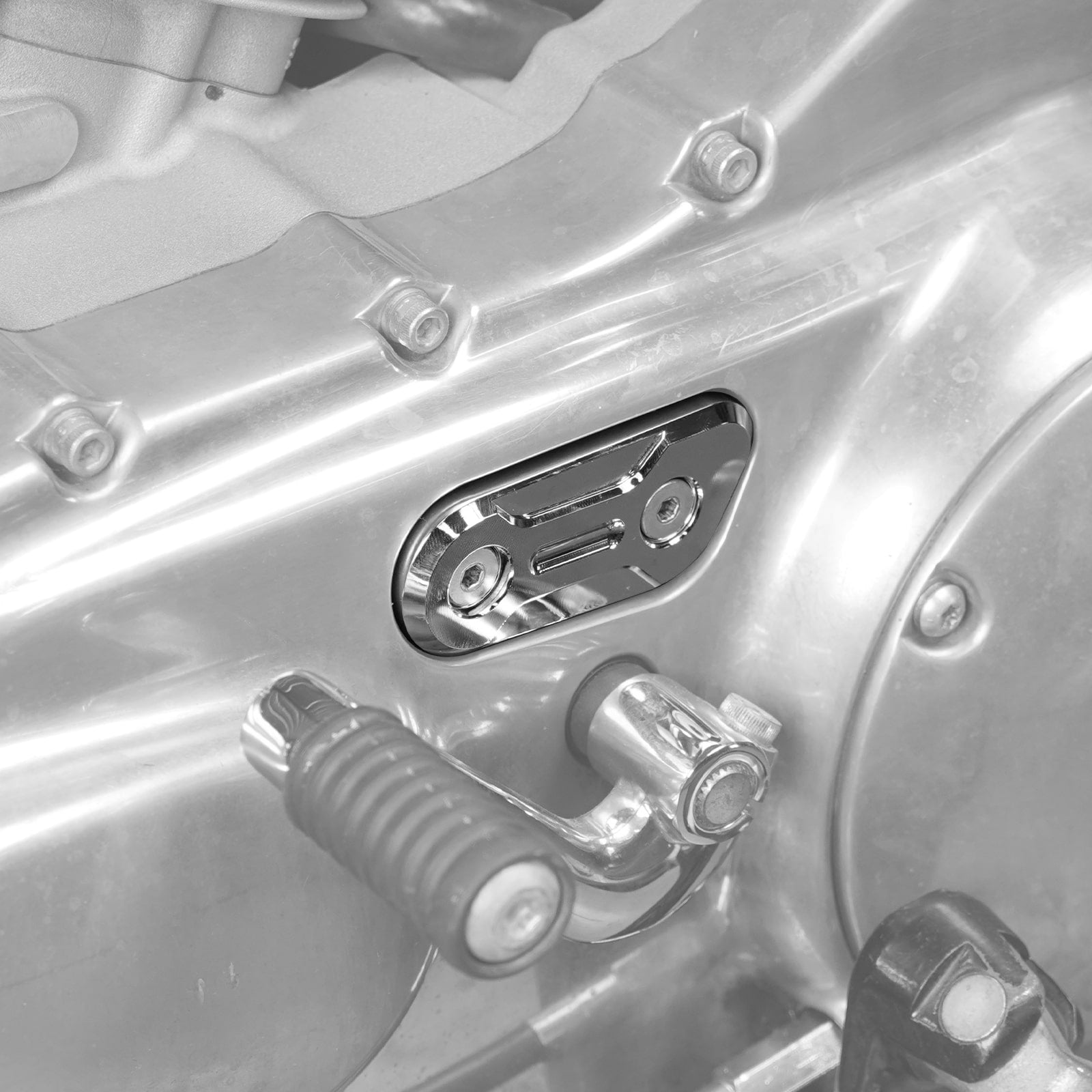 CNC Inspektionsplattenabdeckung für Harley Sportster 1200 Iron 883 Forty Eight