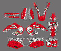 Team Graphics Hintergründe Aufkleber Kit für Honda CR125/CR250 2000-2001