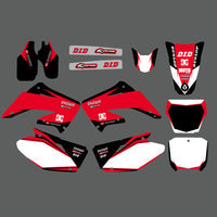 Team Graphics Hintergründe Abziehbilder Aufkleber für HONDA CR125/CR250 2002-2012