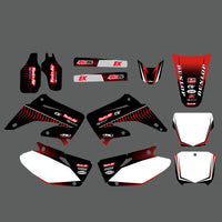 Team Graphics Hintergründe Abziehbilder Aufkleber für HONDA CR125/CR250 2002-2012