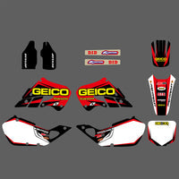 Motocross-Grafiken, Aufkleber für Honda CR125 1998–1999, CR250 1997–1999