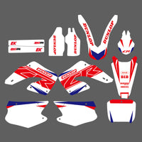 Motocross-Grafiken, Aufkleber für Honda CR125R CR250R 2000–2001