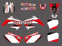 Team Graphics Hintergründe Abziehbilder Aufkleber für HONDA CR125/CR250 2002-2012