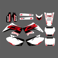 Team Graphics Hintergrundaufkleber-Abziehbild-Kits für Honda CR125/CR250 2002-2012