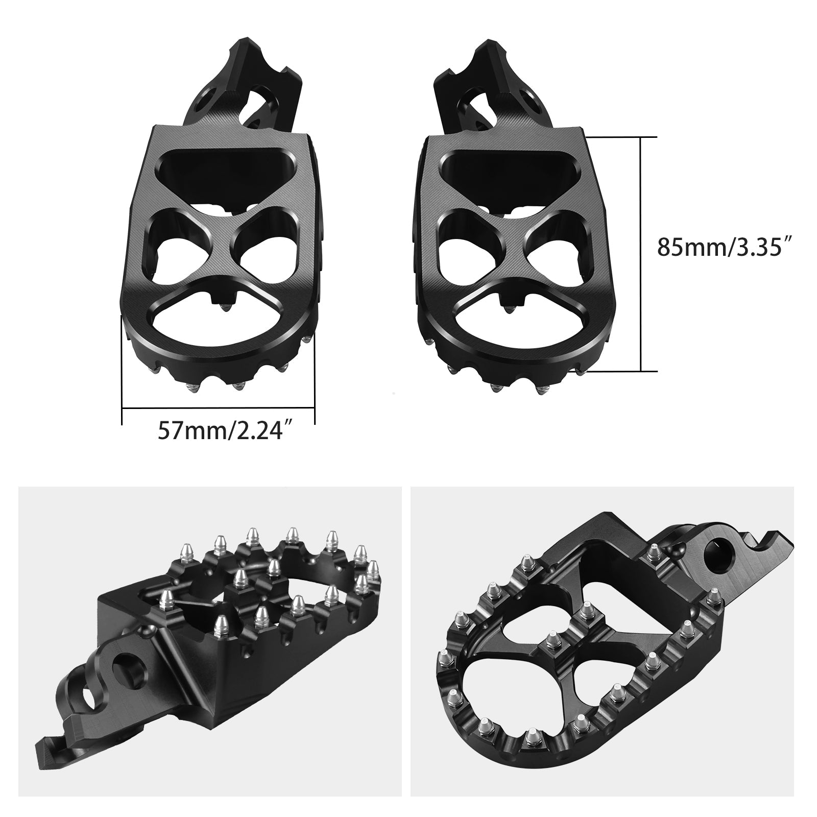 CNC Fußrasten Knospe Motorrad Fußrasten Für Honda CRF250R CRF450R