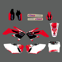 Motorrad Team Grafiken Hintergründe Abziehbilder Aufkleber Für HONDA CRF250 2006-2007