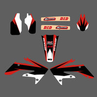 Team Graphics Hintergründe Abziehbilder Aufkleber für Honda CRF250R 2008-2009