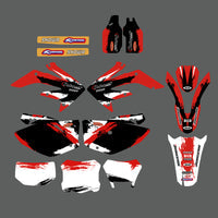 Team Graphics Hintergründe Abziehbilder Aufkleber für HONDA CRF250X 2004-2012