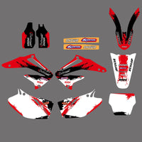 Team Graphics Hintergründe Abziehbilder Aufkleber für HONDA CRF450 2002-2004