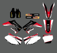 Team Graphics Hintergründe Abziehbilder Aufkleber für HONDA CRF450 2002-2004