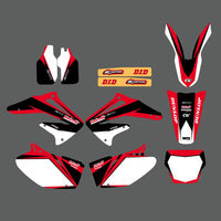 Team Graphics Hintergründe Abziehbilder Aufkleber für HONDA CRF450 2002-2004