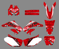 Motorrad Team Grafiken Hintergründe Abziehbilder Aufkleber Für HONDA CRF450 2002-2004