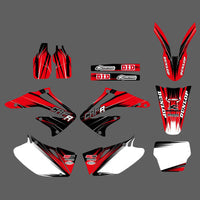 Team Graphics Hintergründe Abziehbilder Aufkleber für HONDA CRF450 2002-2004