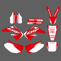 Motorrad Grafiken Hintergrund Aufkleber Aufkleber für HONDA CRF450 2002-2004