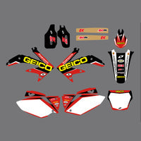 Grafik-Hintergrund-Aufkleber für Honda CRF450 2005–2006.