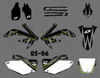 Grafik-Hintergrund-Aufkleber für Honda CRF450 2005–2006.