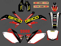 Vollständige Grafik-Hintergrund-Aufkleber für Honda CRF450 2008