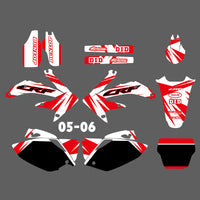 Motocross-Grafiken, Aufkleber für Honda CRF450R 2005–2006