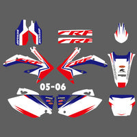 Motocross-Grafiken, Aufkleber für Honda CRF450R 2005–2006