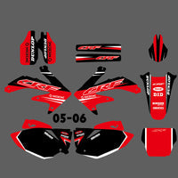 Motocross-Grafiken, Aufkleber für Honda CRF450R 2005–2006