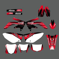 Team Graphics Aufkleber Aufkleber Kit für Honda CRF450X 2005-2016