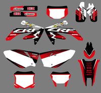 Team Graphics Aufkleber Aufkleber Kit für Honda CRF450X 2005-2016