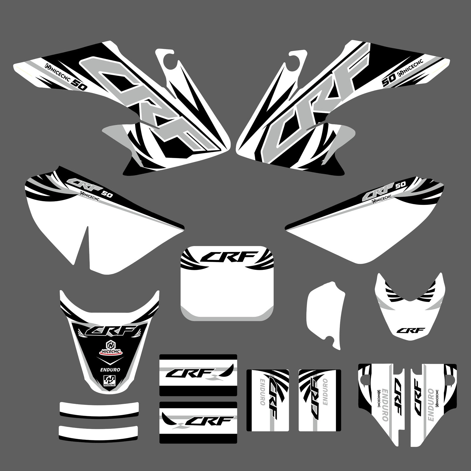 Motorrad Volle Aufkleber Aufkleber Grafik Set Für HONDA CRF50F 2004-2012