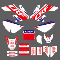 Team Graphics Hintergrund Aufkleber Aufkleber für HONDA CRF50F 2004-2012