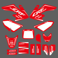 Team Graphics Hintergrund Aufkleber Aufkleber für HONDA CRF50F 2004-2012