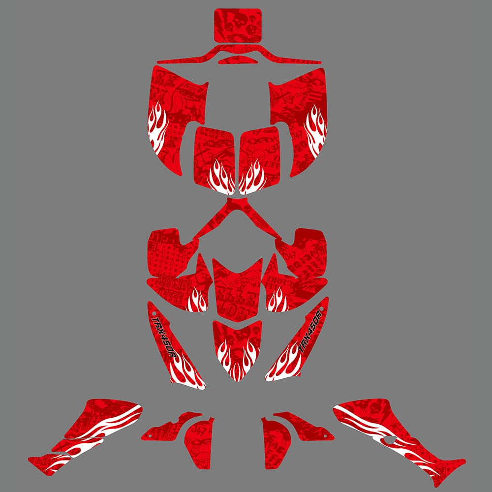ATV Volle Grafik Aufkleber Kit Für Honda TRX450R 2004-2008/ 2010-2016