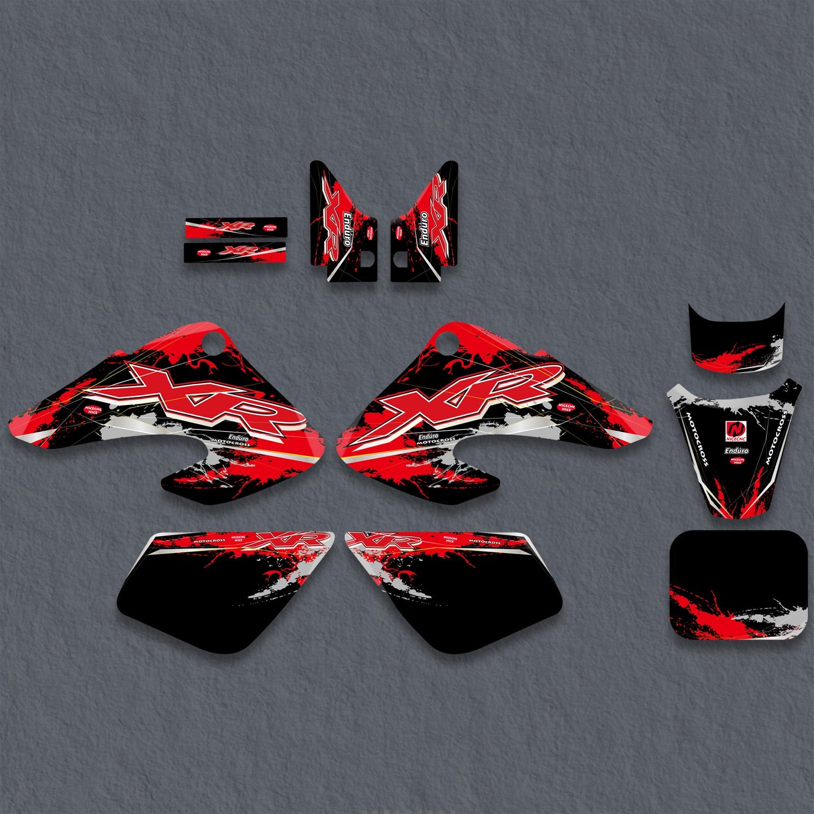 Motorrad Volle Grafik Aufkleber Decals Kit Für HONDA XR50 2000-2003