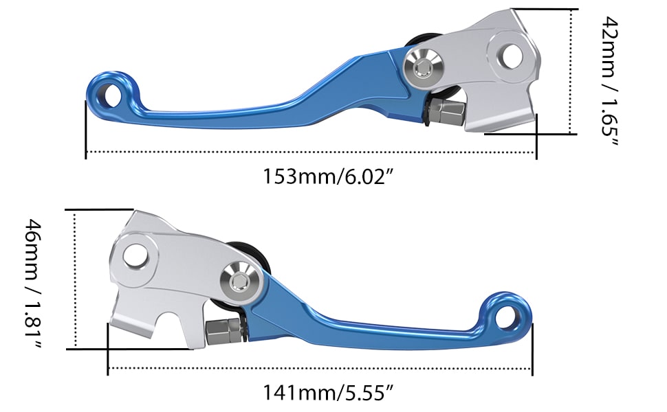 Klappbar Kupplungs und Bremshebel Set für Husqvarna TE/FE 125-501