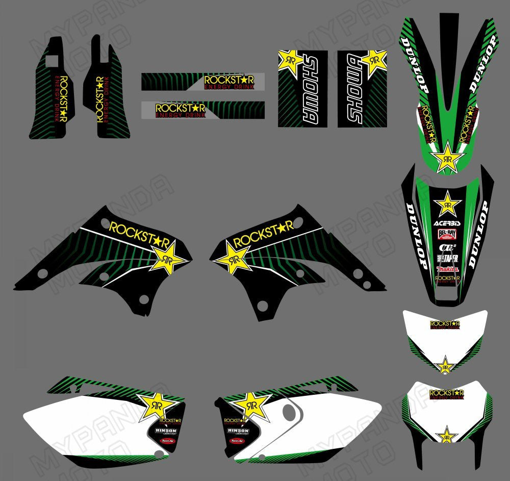 Grafik-Aufkleber-Set für KAWASAKI KLX450 2008-2012