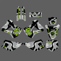 Grafik-Kit für KAWASAKI KX85/KX100 2001-2013 Aufkleber