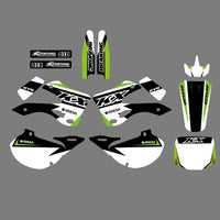 Motorrad-Schutzaufkleber-Set für Kawasaki KX125 KX250 1999-2002