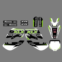 Team Graphics Aufkleber Aufkleber Kits für Kawasaki KX65 2000-2013