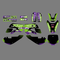 Team Graphics Aufkleber Aufkleber Kits für Kawasaki KX65 2000-2013